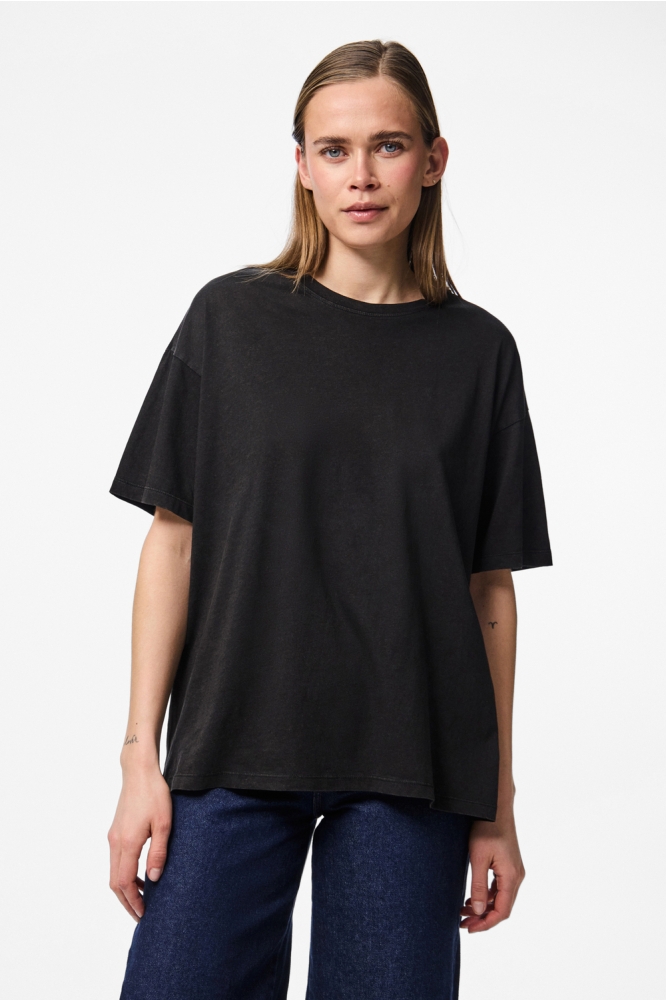 PCELOISE SS WASHED TEE JRS NOOS BC 17155175 Black/WASHED